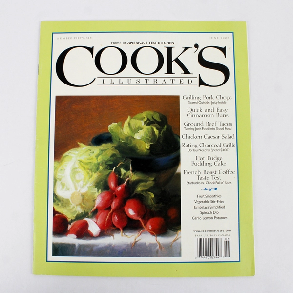 Cook's Illustrated May & June 2002 Magazine Home of America's Test Kitchen