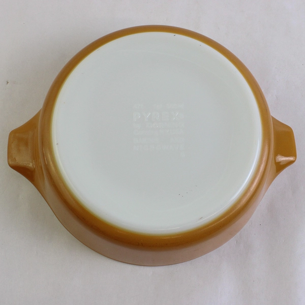 Pyrex Casserole 1 PT Butterscotch Casserole Bowl 471