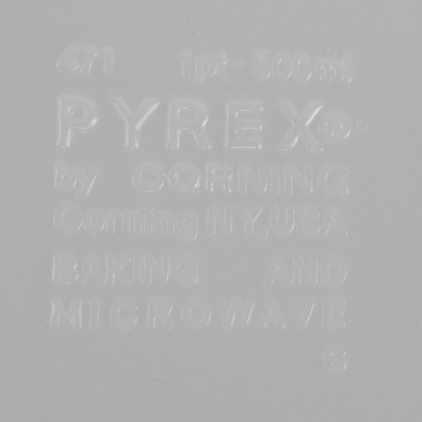 Pyrex Casserole 1 PT Butterscotch Casserole Bowl 471