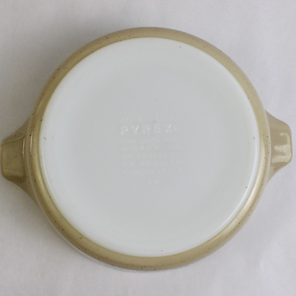 Vintage Pyrex 1 Pint Round Casserole Dish Homestead Pattern 471B