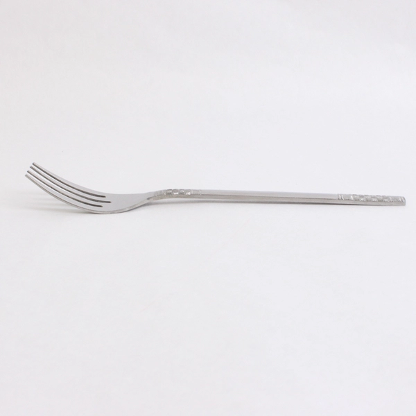 Lot Of 5 Unbranded Stainless Steel Japan Flatware Woven/Basketweave Salad Forks