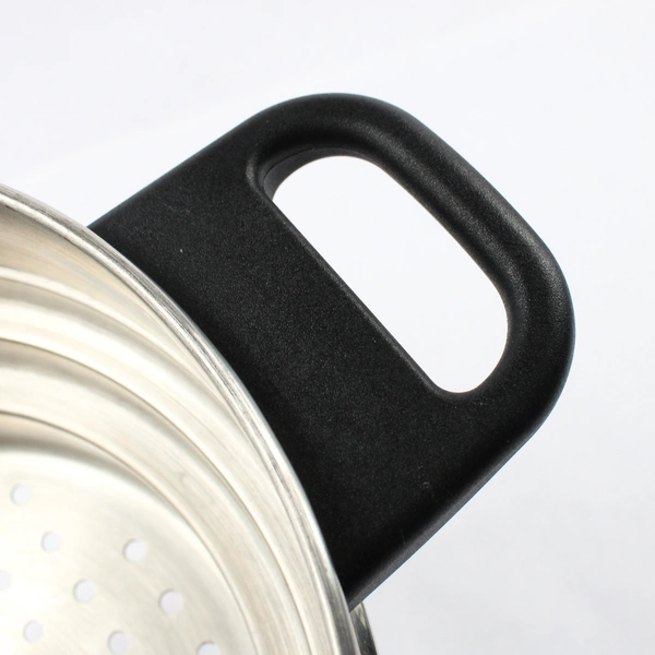 6" Stainless Steel Steamer Pan Insert With Handles