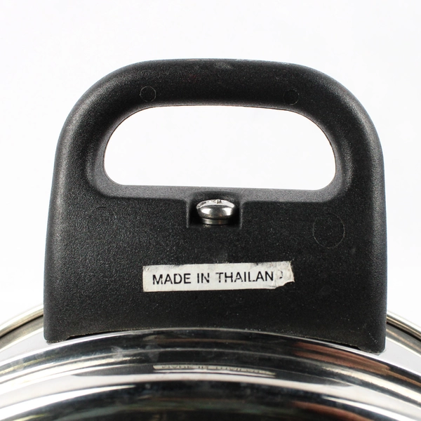 6" Stainless Steel Steamer Pan Insert With Handles