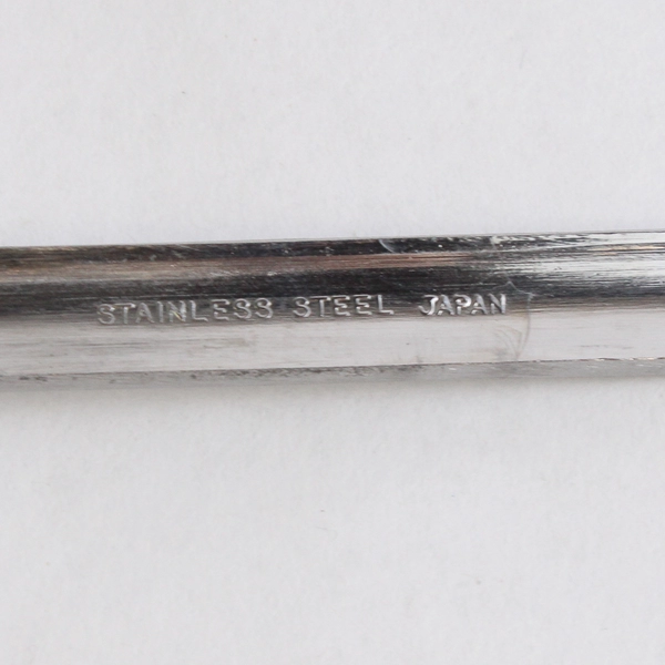 Lot Of 5 Unbranded Stainless Steel Japan Flatware Woven/Basketweave Forks