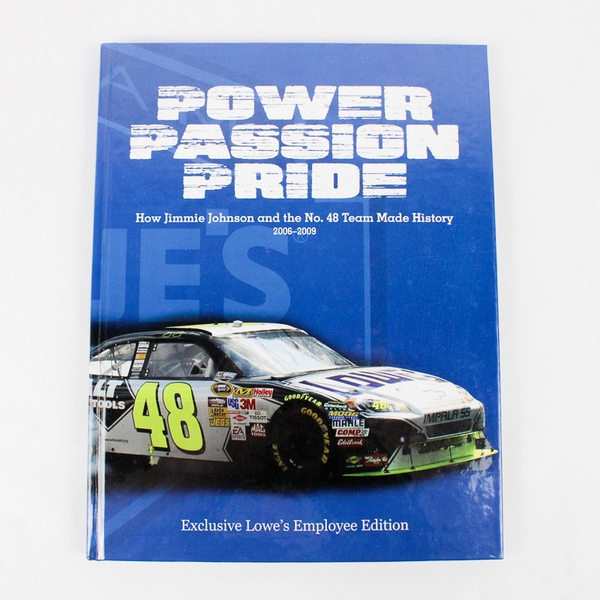 Power Passion Pride Jimmie Johnson Lowes Employee Edition Book & DVD NASCAR 2010