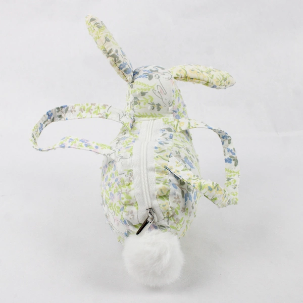 Nicewear Clothing Co. Floral Patterned Bunny Rabbit Pouch Purse