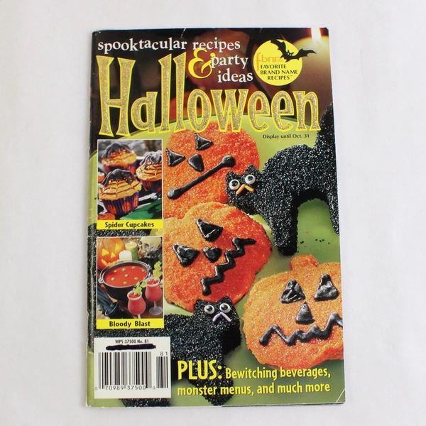 Favorite Brand Name Recipes Magazine Vol. 6 October 2001 No. 81 Halloween
