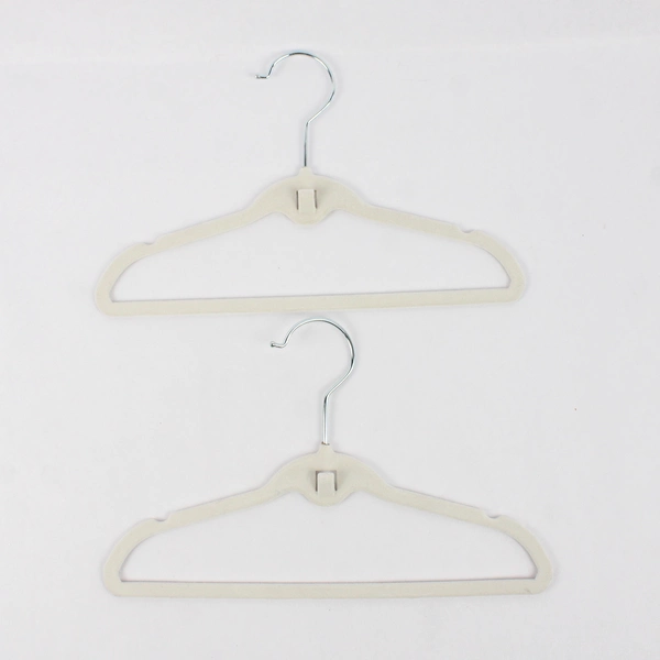 Lot of 6 Children's Felt Clothes Hangers Pink Purple White