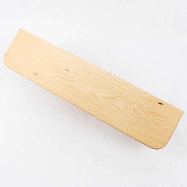 Unbranded Wall-Mounted Wooden Coat Rack Shelf Heart Cutouts