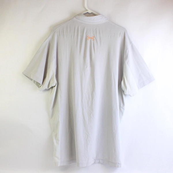 Under Armour HeatGear Off-White Activewear Polo Men's Size 2XL