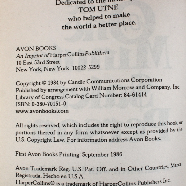 The One Minute Sales Person, Spencer Johnson SC 1984