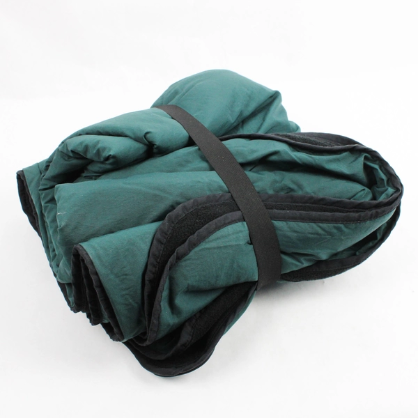 Port Authority First Federal Forest Green/Black Travel Blanket 48" x 58"