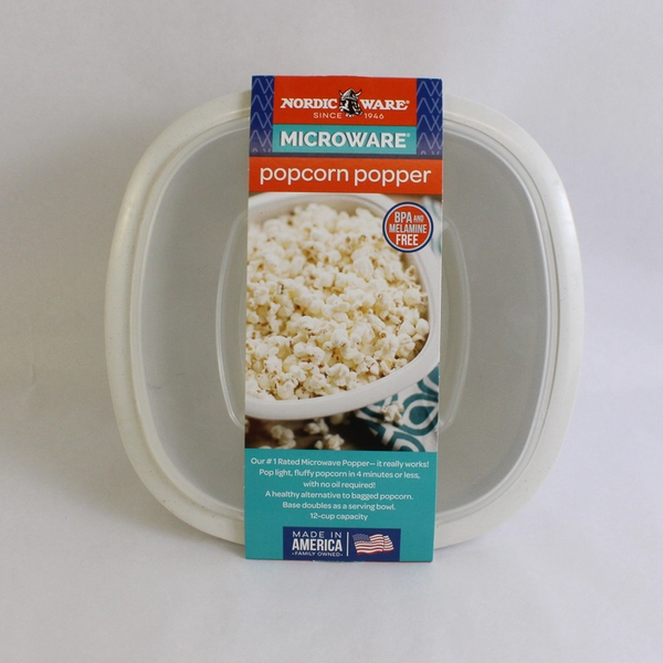 Nordic Ware Microwave Popcorn Popper White