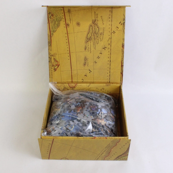 Dowdle Folk Art Puzzle "A Wicked Good Time" Skaters in Central Park 1000 Pc