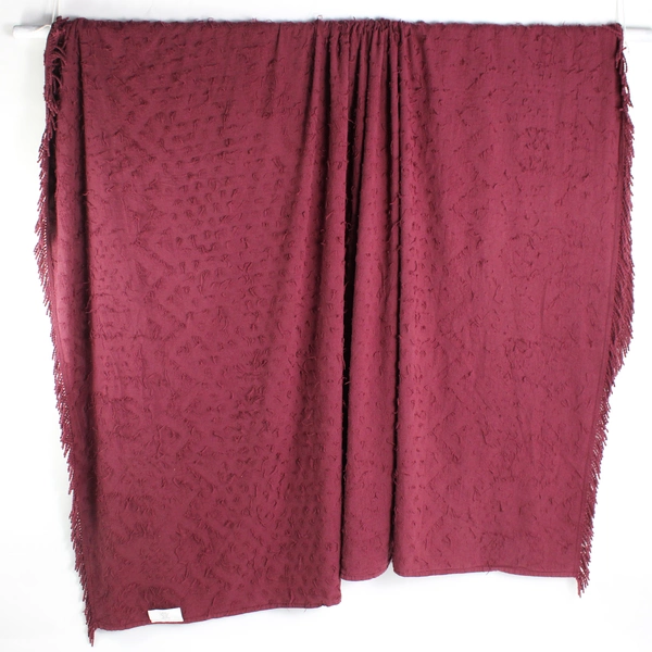 Blair Corporation Eggplant Purple Bedspread 100% Cotton 95" x 108"