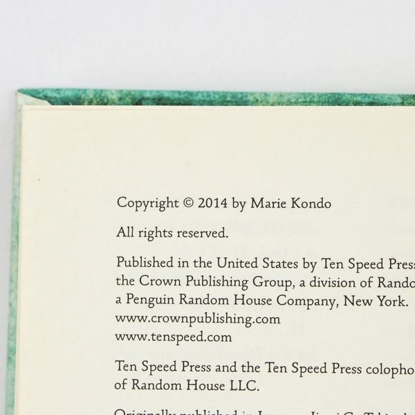 The Life Changing Magic of Tidying Up by Marie Kondo 2014 Hardcover