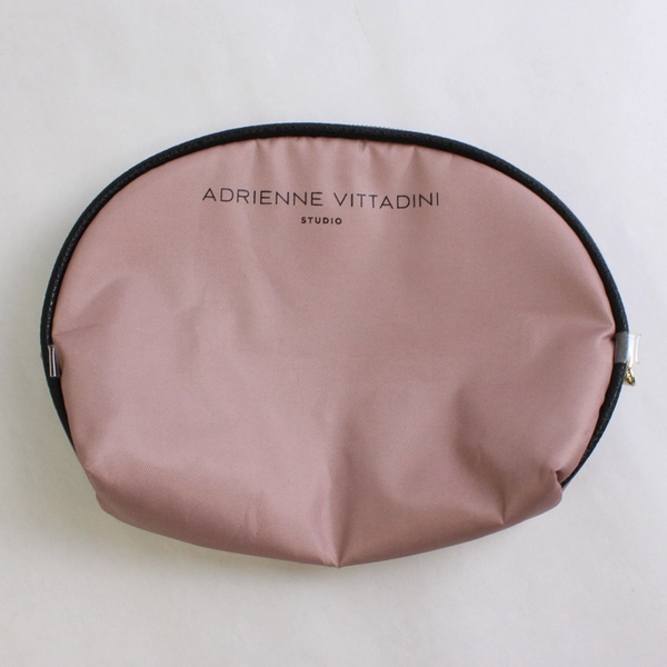 Lot of 3 Women's Makeup Cosmetic Bags Floral and Solid Pink