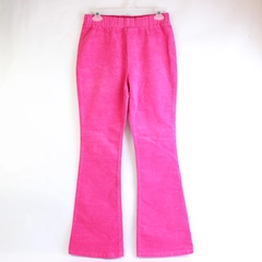 Unbranded Hot Pink Pull-On Flared Corduroy Pants Women's Size Medium
