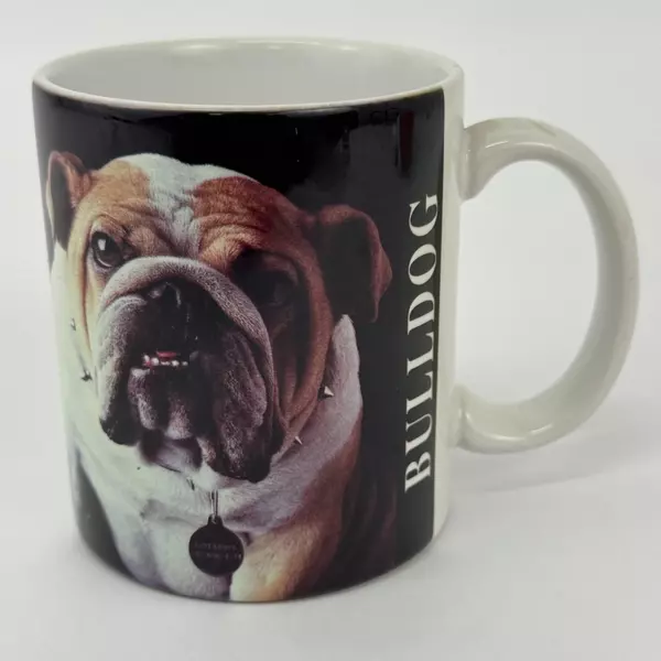 1992 XPRES Bulldog Coffee Tea Ceramic Mug by Photographer Michael Skott