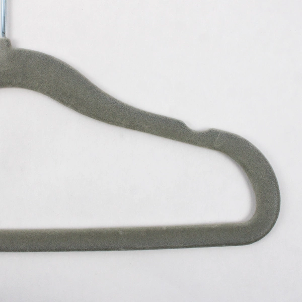 Mixed Lot of 10 Felt Children's Clothes Hangers Yellow & Gray