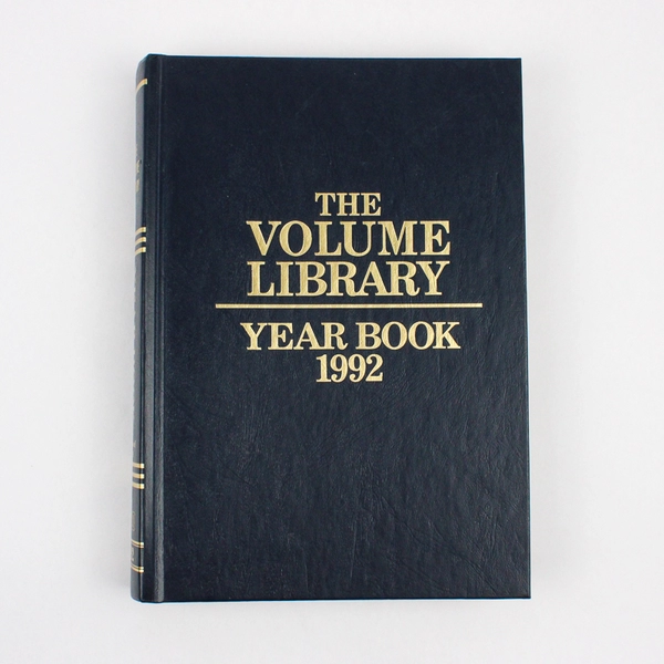 The Volume Library Year Book 1992 Hardcover The Southwestern Company