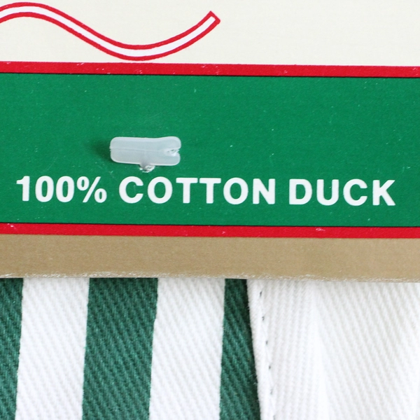 Holiday Butcher Apron 100% Cotton Duck Poinsettia Red/White/Green