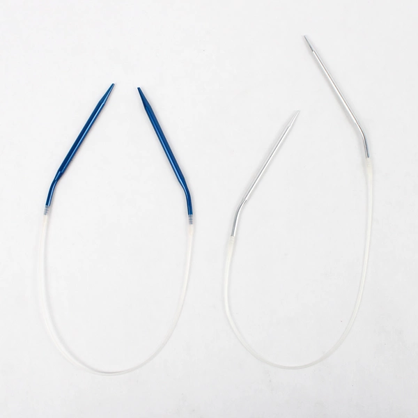 Lot of 2 Vintage Boye Circular Knitting Needles Size 4 (16") and Size 6 (24")