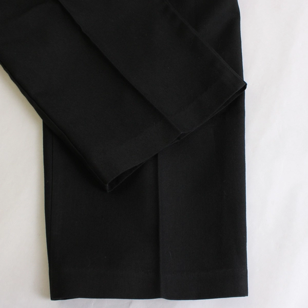Vintage Separate Impressions Solid Black Pleated Tapered Pants Women's Size 12P
