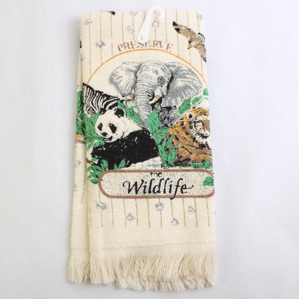 Cannon Friends Of Nature Dish Towel And Dish Cloth Set Preserve The Wildlife NWT
