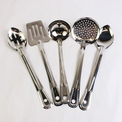 Set Of 5 Unbranded Stainless Steel Basic Kitchen Utensils
