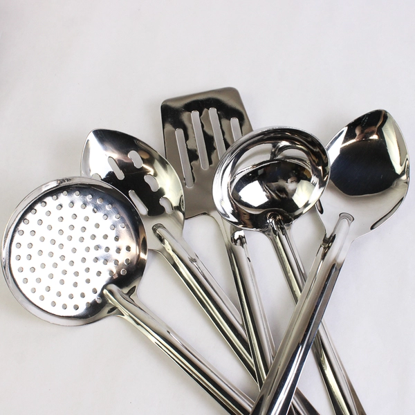 Set Of 5 Unbranded Stainless Steel Basic Kitchen Utensils
