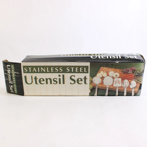 Set Of 5 Unbranded Stainless Steel Basic Kitchen Utensils