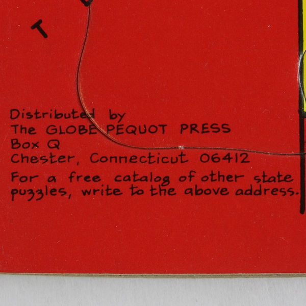 Puzzlin' State Arkansas Sesquicentennnial Celebration 1986 Cardboard Puzzle