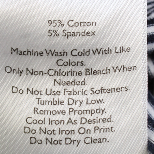 Eddie Bauer Black and White Striped Tank Top Women's Size Large