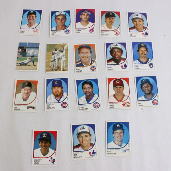1980-1990s Baseball Stickers & Reflector Card Inserts