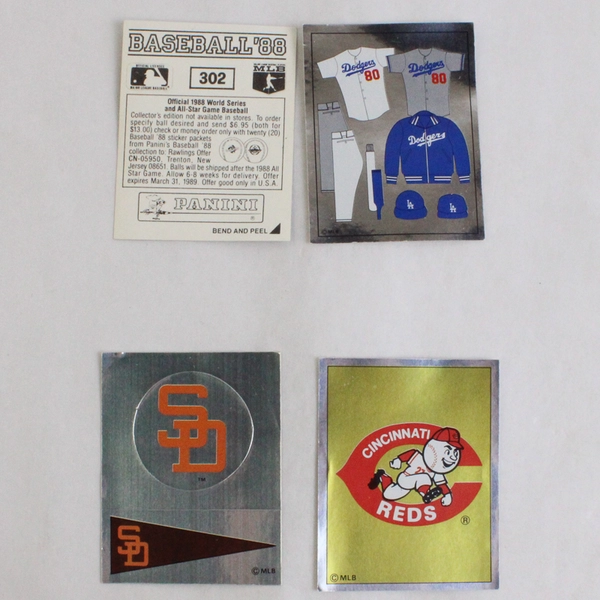 1980-1990s Baseball Stickers & Reflector Card Inserts