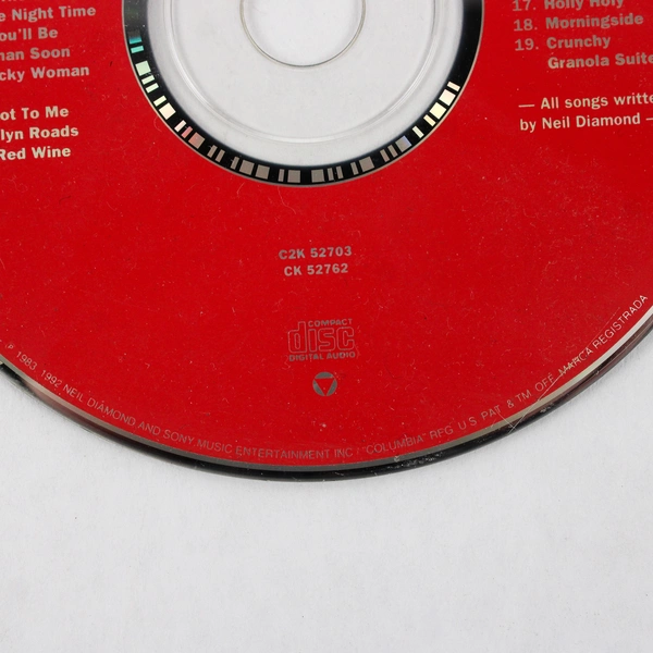 Neil Diamond Greatest Hits 1966-1992 CD Disc 1 Only