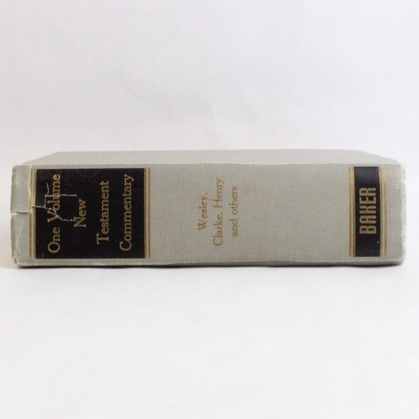 One Volume New Testament Commentary 1957 Hardcover Ex-Library Reference Book