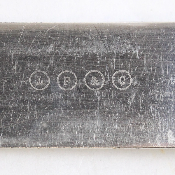  Lot of 6 Antique Landers Frary Clark Silverplate Dinner Knives Bakelite Handles