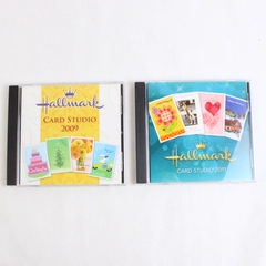 Lot of 2 Hallmark Card Studio Software DVDs 2009 & 2011 for Windows XP or Vista