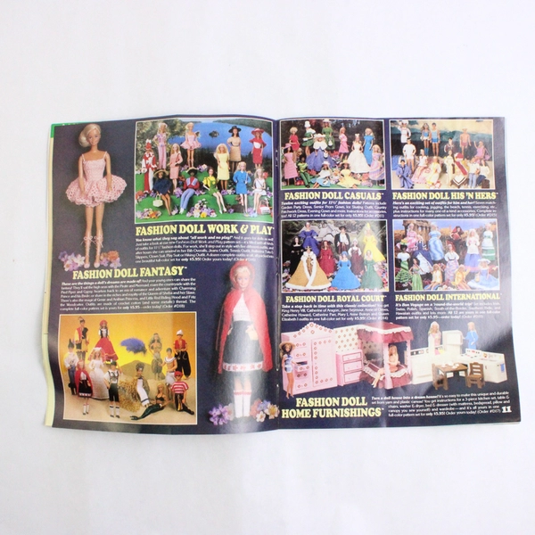 Vintage Annie’s Attic Needlecraft Catalog Bitty Baby & Outfits 1986 Number 18