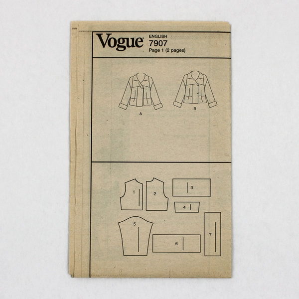 Vogue Marci Tilton Sewing Pattern No. V7907, Small, Medium 