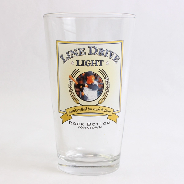 Line Drive Light By Rock Bottom Yorktown American Pint Glass