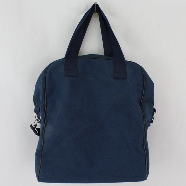 Navy Blue Canvas Backpack Embroidered Eagle Head "I Was There"