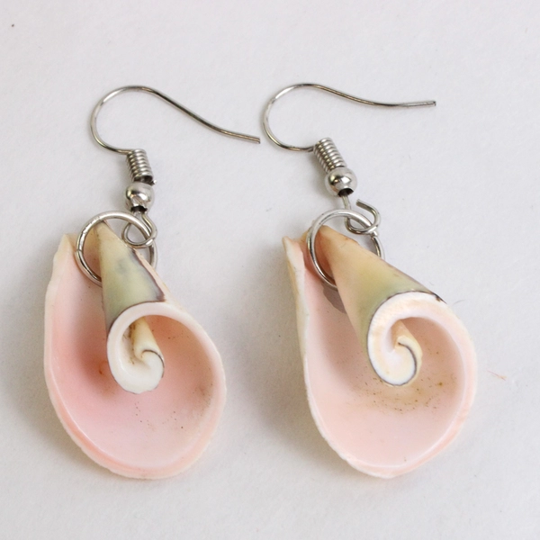 3 Piece Set Beaded Seashell Necklace and Dangle Earrings