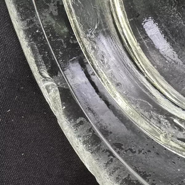 Lot of 4 Hemingray 45 Clear Glass Insulators With Chips