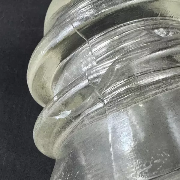 Lot of 4 Hemingray 42 Clear Glass Insulators