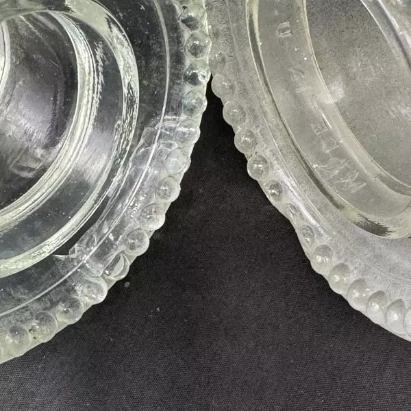 Lot of 4 Hemingray 42 Clear Glass Insulators