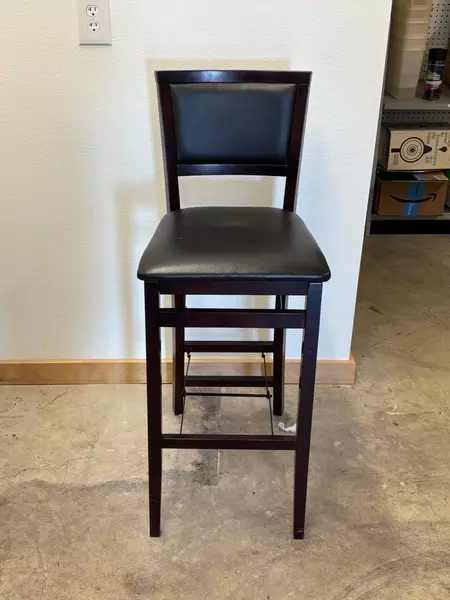 Linon Home Decor Triena Pad Back Folding Counter Stool, 43-Inch