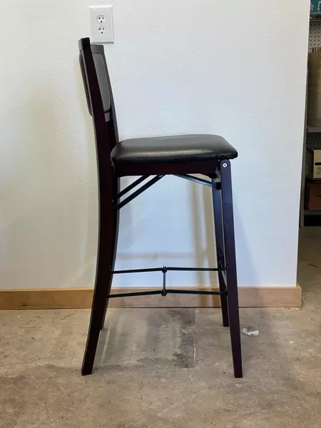 Linon Home Decor Triena Pad Back Folding Counter Stool, 43-Inch